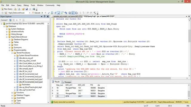Slowly changing dimesinons type 2 using SQL смотреть онлайн