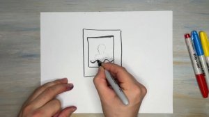 Как нарисовать Дорожный Знак Бассейн или Пляж