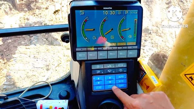 máy xúc komatsu pc 200-8 - chia sẻ cách sử dụng màn hình - cách reset lại giờ và vào sâu cài đặt смотреть онлайн