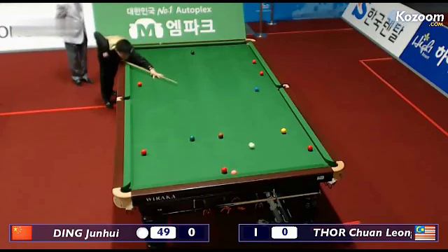 Asian Indoor Game 2013 - Snooker 2013亚洲室内运动会斯诺克16强 中国 丁俊晖 vs 马来西亚 Rory Thor смотреть онлайн