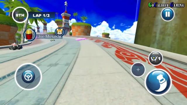 Sonic All Star Racing Transformed Android Walkthrough - Part 9 - World Tour: Scorching Skies смотреть онлайн