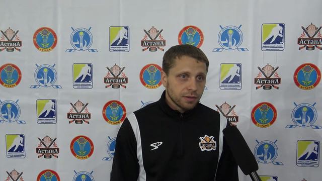 Интервью тренеров ХК "Астана" и ХК "Бейбарыс" по итогам двух игр. смотреть онлайн