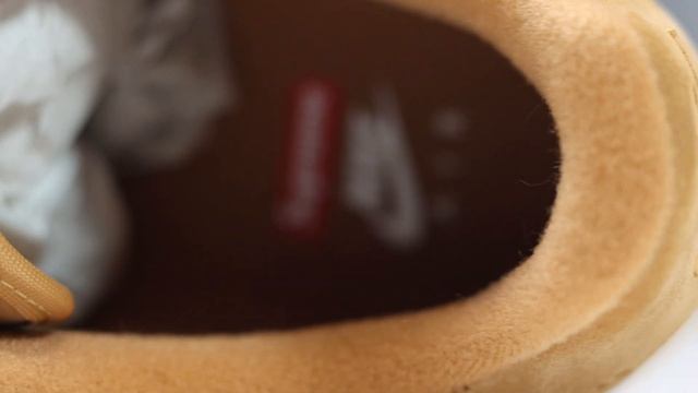 Nike x Supreme Air Force 1 Flax Wheat Gum On Foot Sneaker Review QuickSchopes 258 Schopes DN1555 20 смотреть онлайн