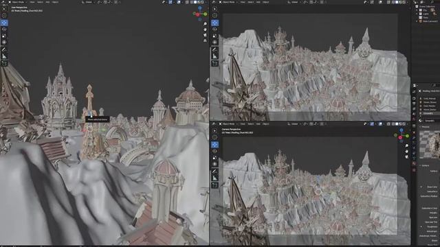 Mountain City - ENVIRONMENT ART WORKFLOW смотреть онлайн