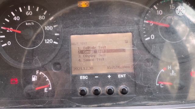 Eicher 3015 Low pickup How to operate IECU (Cluster meter) смотреть онлайн