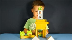 Игрушки Энгри Бёрдс на русском. Angry Birds Toys. Angry Birds Space Game Toys review