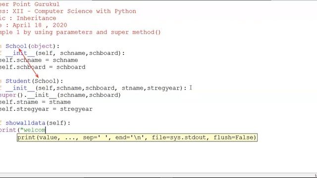 Inheritance in Python with super method By CP смотреть онлайн