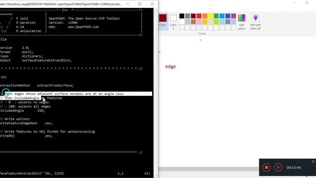 OpenFoam Heat Transfer 28 - ChtMultiRegionFoam Tutorial Discussion SurfaceFeatureExtract