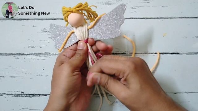 Diy Macrame Angel ? | Easy Macrame Doll Tutorial step by step | How to make Macrame Angel with wing смотреть онлайн