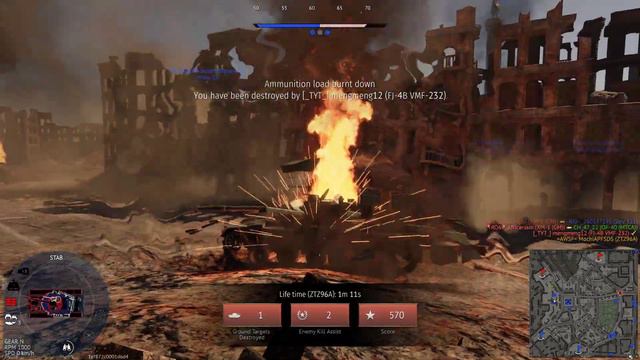WarThunder ETSM Devbuild ZTZ96A&96 Gameplay *CAS suffer смотреть онлайн