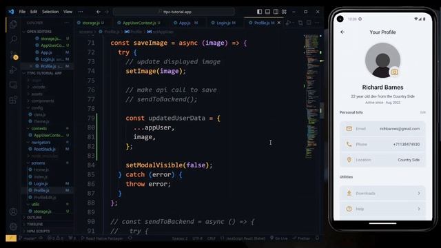 Persisting and Sharing Data In A React Native | Expo App смотреть онлайн