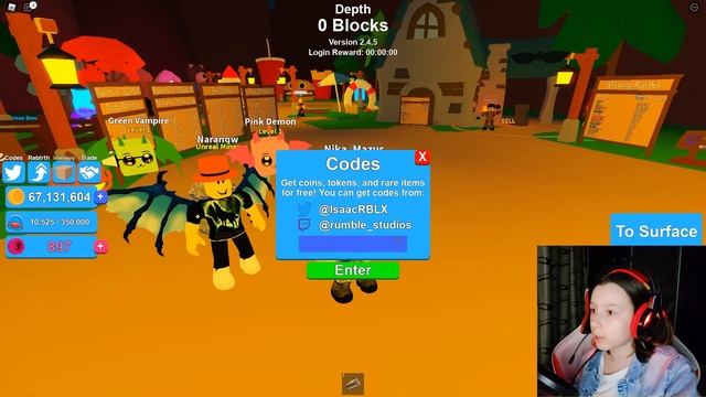 СЕКРЕТНЫЕ КОДЫ в МАЙНИНГ симулятор в роблоксе (симулятор копателя) | Mining Simulator codes смотреть онлайн