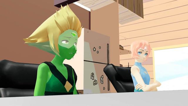 MMD Приколы самоцветов (Гранад, Жемчуг, Перидот) Вселенная стивена смотреть онлайн