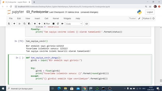 Python Dersleri #23 | Try Except Komutları ile Hata Tedbiri смотреть онлайн