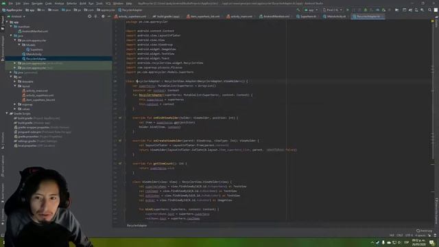 Ejemplo RecyclerView Superhero Android Studio - Kotlin смотреть онлайн
