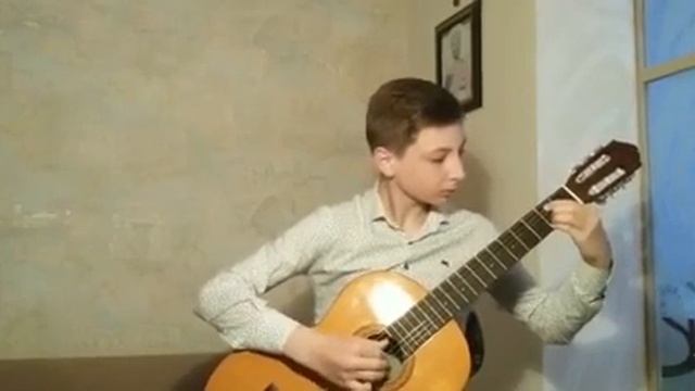 38 ДМШ № 2 город Кисловодск Шукакидзе Давид, О. Киселев "Ищу работу" из джаз-сюиты Гитара смотреть онлайн