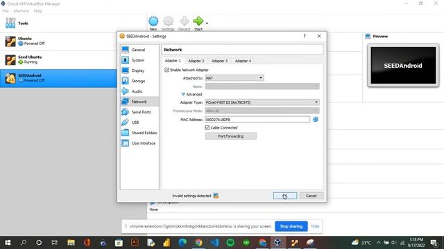 Enable Internet connection in Android VM VirtualBox смотреть онлайн