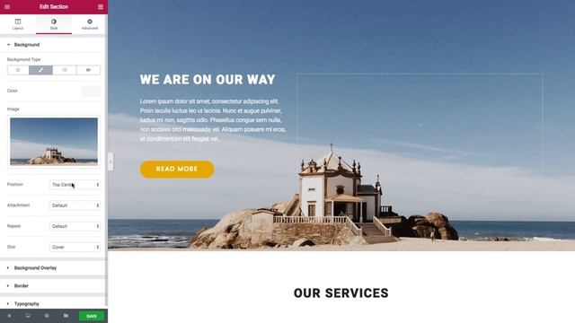 How To Change The Background Image In Elementor