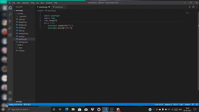 Pyautogui tutorial||How to automate whatsapp instagram using pyautogui||Tech Aryan смотреть онлайн