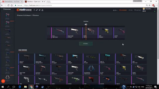 Hellcase [Case Site] (CS:GO) - Rainbow cases horrible loss смотреть онлайн