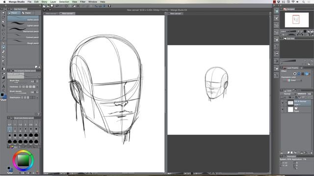 How to Create A Split Screen or Active Mirrored Window in Clip Studio Paint смотреть онлайн