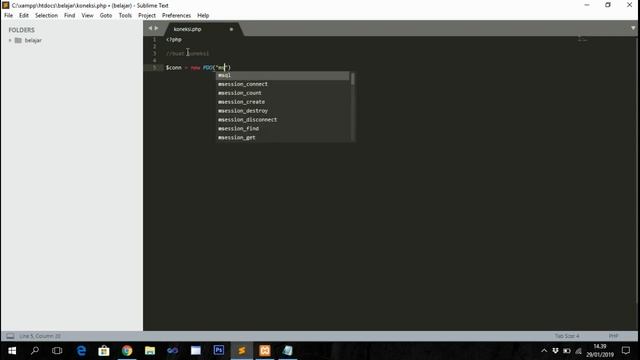 koneksi database mysql PDO смотреть онлайн