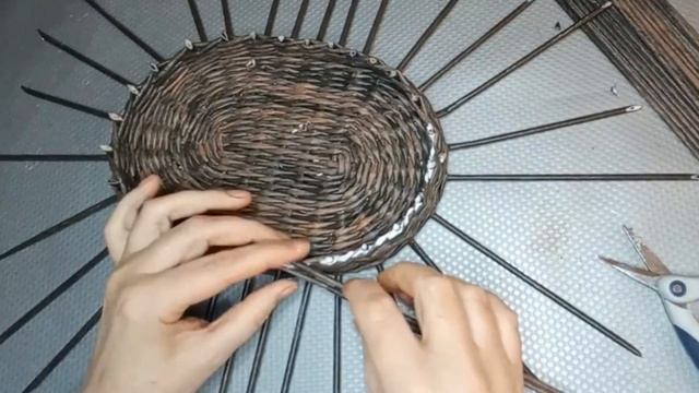Крышка к фактурной корзине #ольгасержантова. Часть 2. смотреть онлайн
