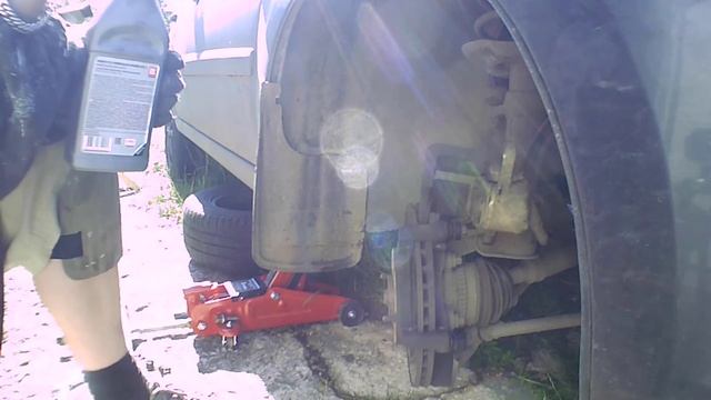 LADA GRANTA Как поменять передние колодки смотреть онлайн