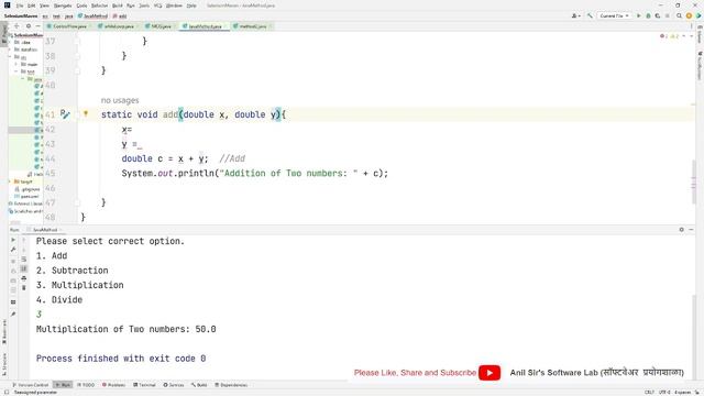 Java method | Implement method in calculator App смотреть онлайн