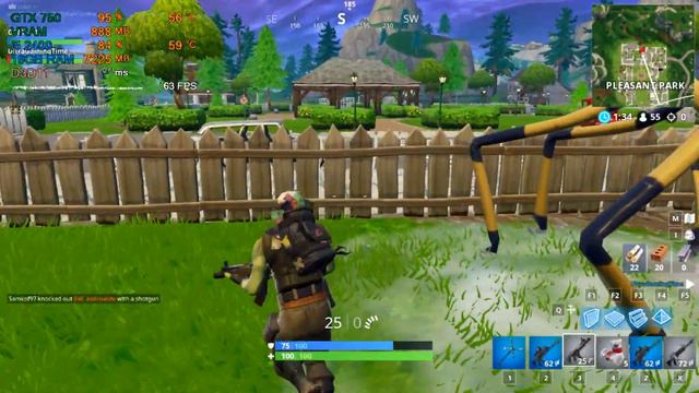 GTX 750 / Fortnite / i5 2400 / 16gb ram / 1080p-CUSTOM смотреть онлайн