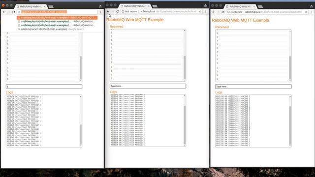 RabbitMQ with MQTT plugin demo смотреть онлайн