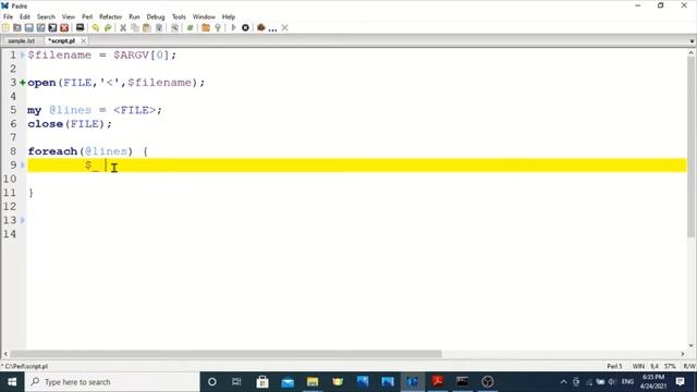 Perl Programming Tutorials - 3 - find and replace string using foreach loop смотреть онлайн
