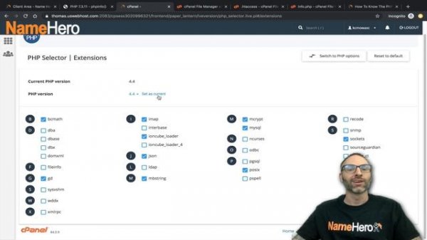 How To Select PHP Version, Add Extensions, and Edit Memory/Max File Size Limits In cPanel
