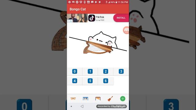 Relaxing with bongo cat 🐱 смотреть онлайн
