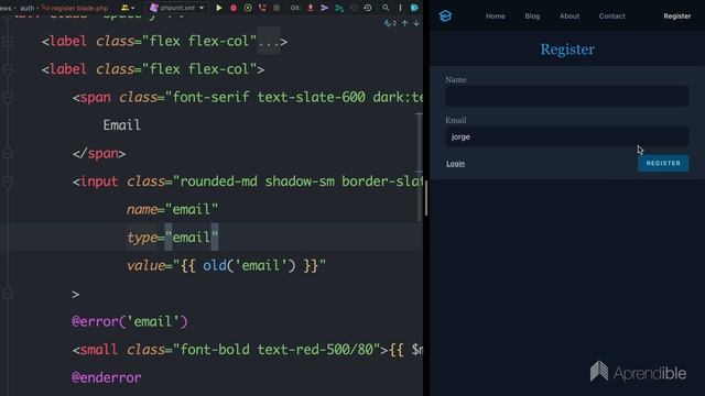 31 - Cómo crear un formulario de registro de usuarios | Curso Gratuito Fundamentos de Laravel 9 смотреть онлайн