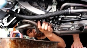 TERMIGNONI Yamaha T MAX 530 change the oil filter