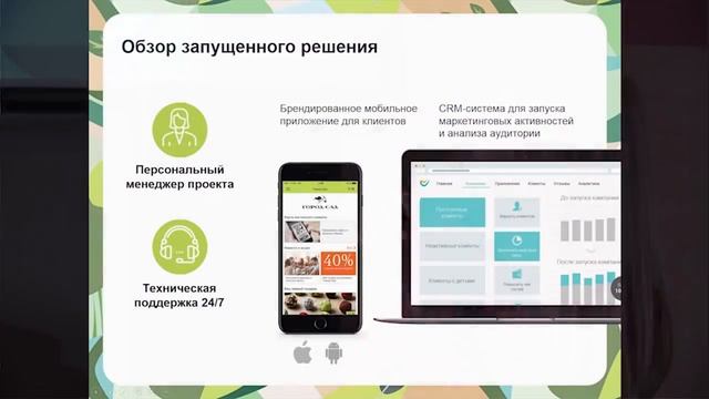 Мобильная программа лояльности в ритейле на примере "Город-сад" смотреть онлайн