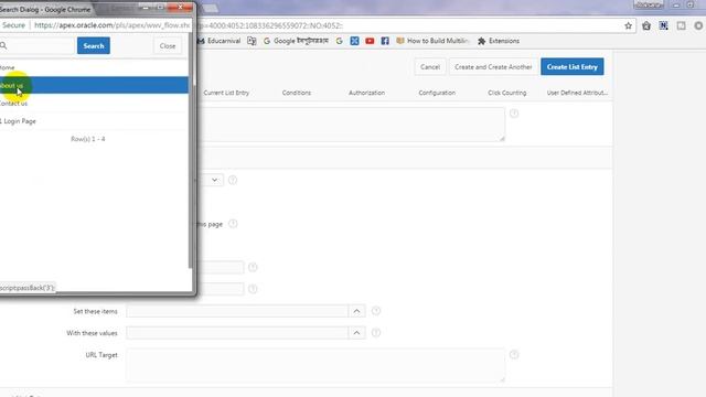 How to create navigation menu in oracle apex {class:12} смотреть онлайн
