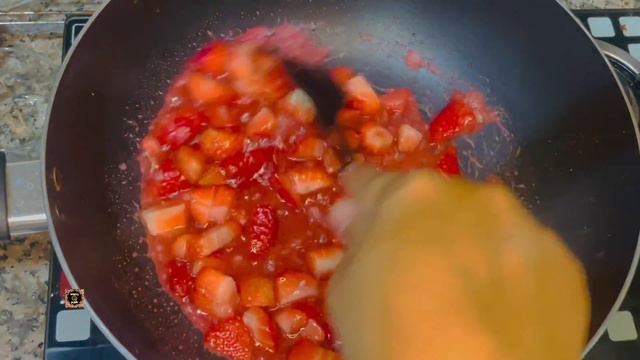 Fresh Strawberry sauce/glaze recipe for cakes & desserts | Strawberry topping | strawberry recipe смотреть онлайн
