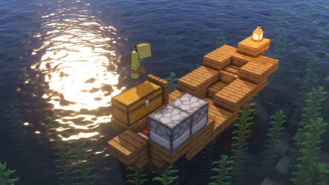 Minecraft: How to Build a Tiny Ship Starter House | Small Boat House Tutorial смотреть онлайн