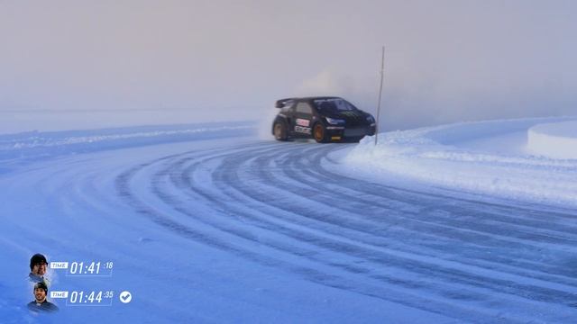 Stopwatches at the ready for Lapland WRX timed challenge with BWT Alpine F1® Team and Team Solberg смотреть онлайн