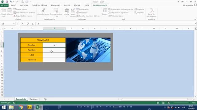 Como crear un formulario básico usando Macros de Excel 2013 смотреть онлайн
