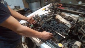 Как снять двигатель 3SFE на Toyota камри [2серия]