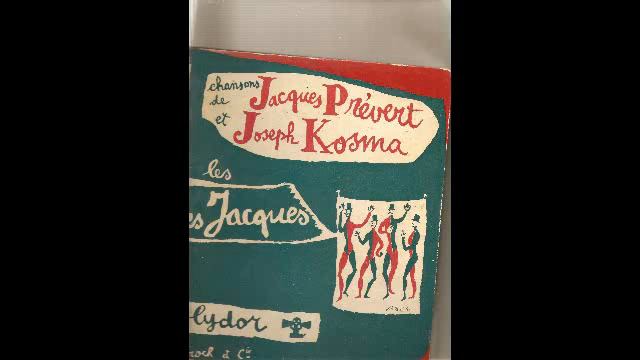 Frères Jacques chantent Jacques Prévert 1949 (78 tours) смотреть онлайн