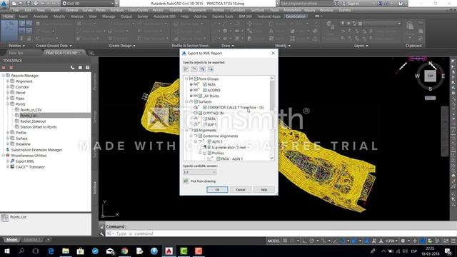 Civil 3D Exportar puntos desde un archivo DWG a TXT смотреть онлайн