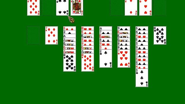 Пасьянс "Свободная ячейка" ("Солитер") смотреть онлайн