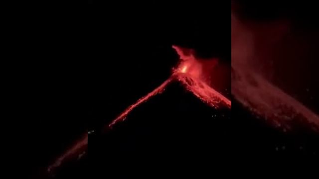 Извержение вулкана Фуэго