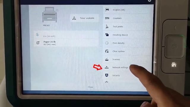 How to Check IP Address PlotWave Series Wide Format Printer from ClearConnect Panel | Canon | Oce смотреть онлайн