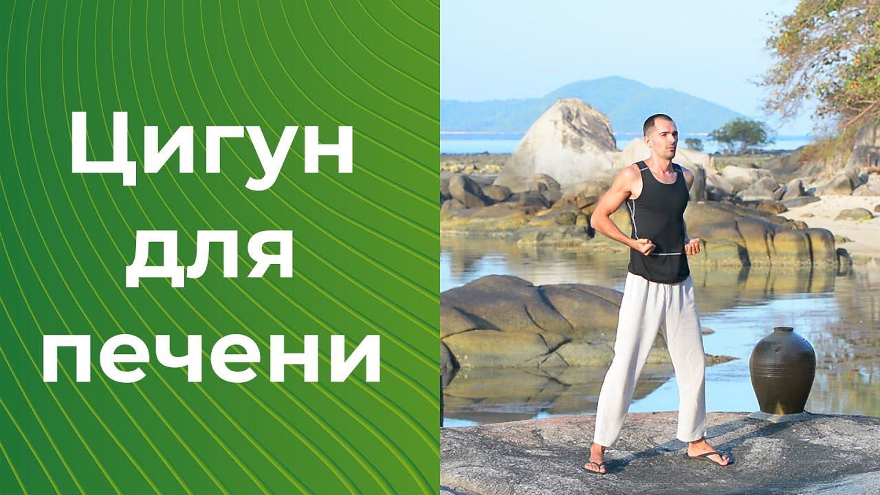 Цигун для печени. Цигун для начинающих. Уроки цигун. смотреть онлайн