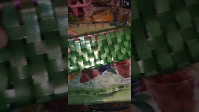 Корзина из упаковочной ленты для велосипеда, своими руками. смотреть онлайн
